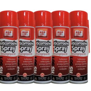 5 Desingripantes Antiferrugem Rsplub 300ml