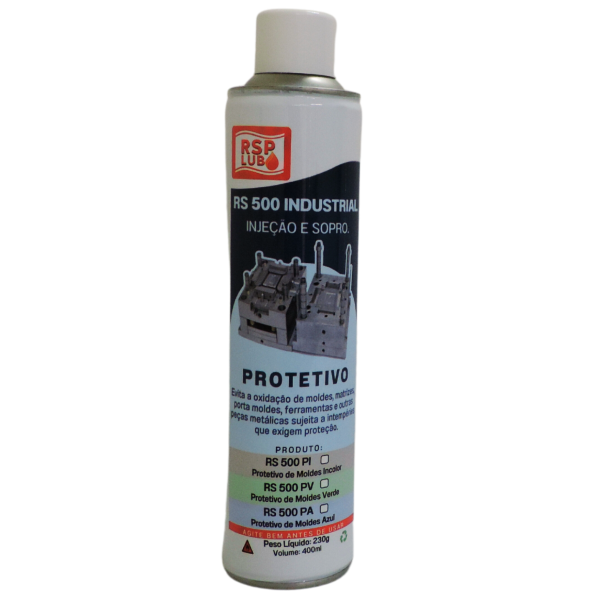 Protetivo Spray Ceroso Azul Moldes Injeção Plástica